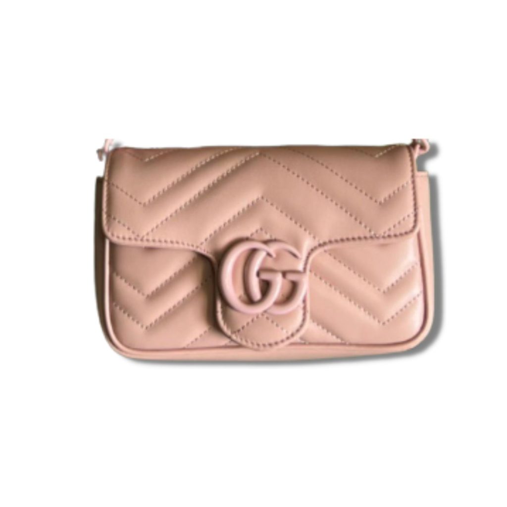 Gucci Marmont Super Mini Bag Pink For Women, Women’s Bags 6.2in/17cm GG