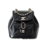 Chanel Backpack Black For Women 7 in/18cm