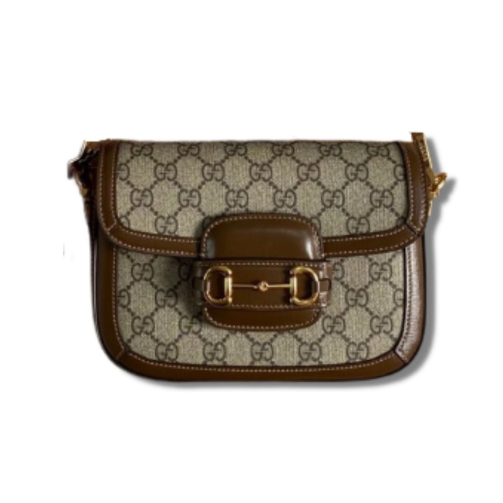 Gucci Horsebit 1955 GG Mini Bag Beige For Women, Women’s Bags 8in/21cm GG