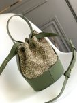 Balloon Bag Black/Green For Women 9.8in / 25cm