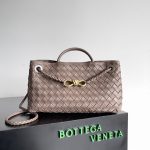 Bottega Veneta Andiamo Medium Bag Brown/Black/White For Women 30cm / 11.8in