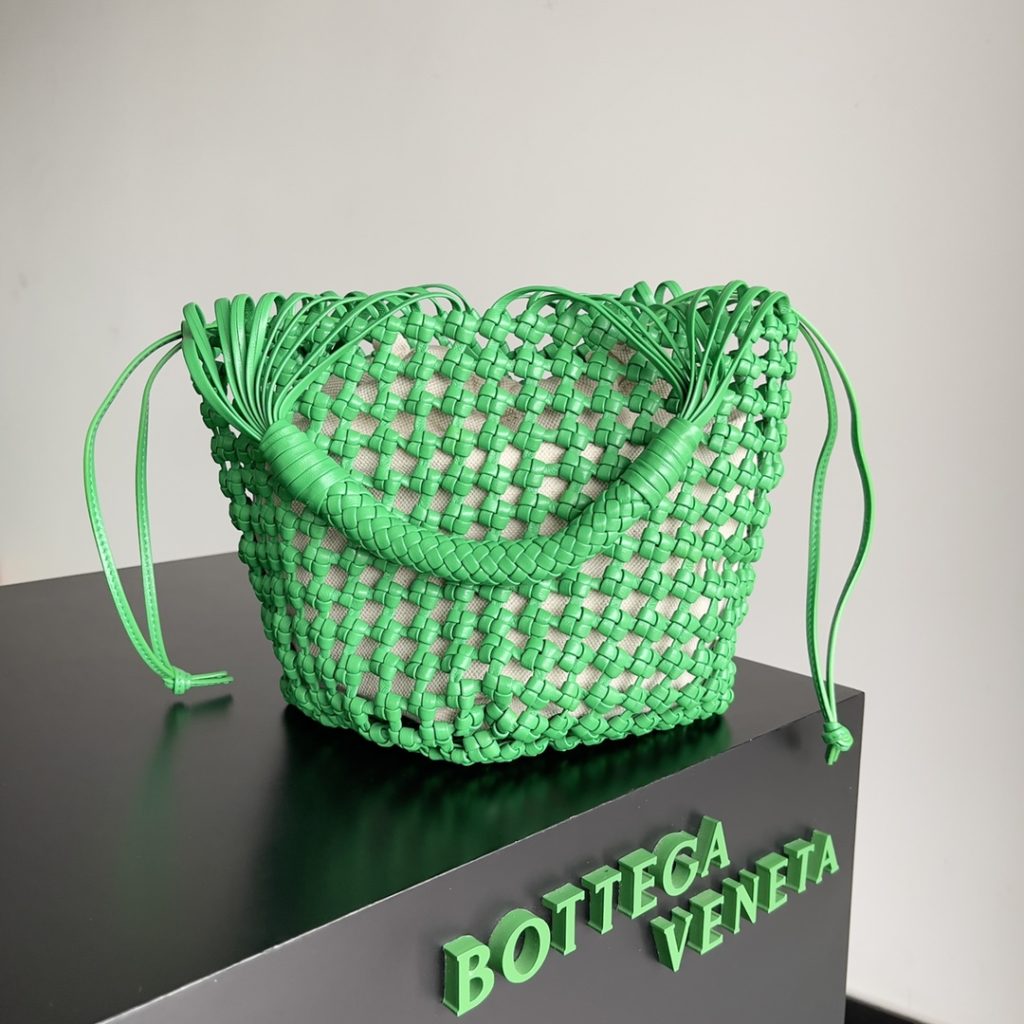 Cavallino Medium Tote Bag Green/White For Women‎ 10.2in/26cm 709612V29I13883