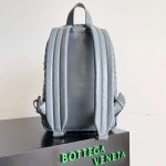 Bottega Veneta Medium Intrecciato Backpack Dark Green/Beige/Grey For Women 46cm / 18.1in