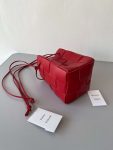 Bottega Veneta Mini Cassette Bucket Bag Navy Blue/Light Blue/Red/Cream For Women 14cm / 5.5in