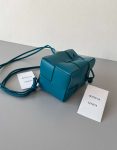 Bottega Veneta Mini Cassette Bucket Bag Navy Blue/Light Blue/Red/Cream For Women 14cm / 5.5in