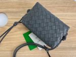 Bottega Veneta Mini Loop Camera Bag Grey For Women 17cm / 6.7in 680254V1G111233