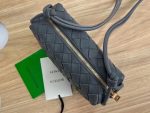 Bottega Veneta Mini Loop Camera Bag Grey For Women 17cm / 6.7in 680254V1G111233