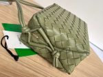 Bottega Veneta Small Loop Camera Bag Black/Green/Dark Green For Women 22cm / 8.7in 723548V1G118425