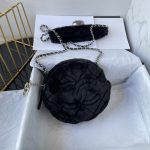 Chanel Camera Case Black/ White For Women 17cm / 6.6in AS4279