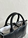 Candy Arco Tote Bag Black/White For Women‎ 7.1in/20cm 729029VMAY31283