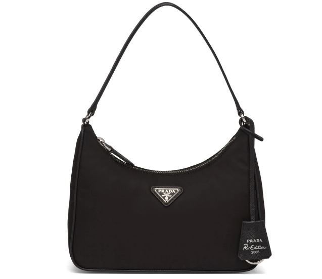 Prada Re-Edition 2005 Re-Nylon Mini Bag Black For Women, Women’s Bags 8.6in/22cm