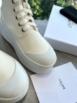 Celine Bulky Laced Up Boot White For Women