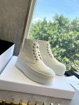 Celine Bulky Laced Up Boot White For Women