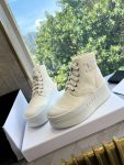 Celine Bulky Laced Up Boot White For Women