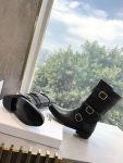 Celine Lyra Triple Buckles Boot Black For Women 354983492C.38NO