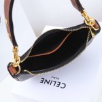 Celine Medium Strap Ava Bag Black/Brown For Women 9.1in/23cm