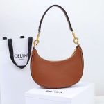 Celine Medium Strap Ava Bag Black/Brown For Women 9.1in/23cm