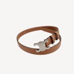 Celine Triomphe Belt Brown For Women