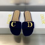 Dior C’est Slide Patent Navy Blue For Women