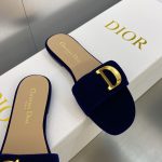 Dior C’est Slide Patent Navy Blue For Women