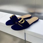 Dior C’est Slide Patent Navy Blue For Women