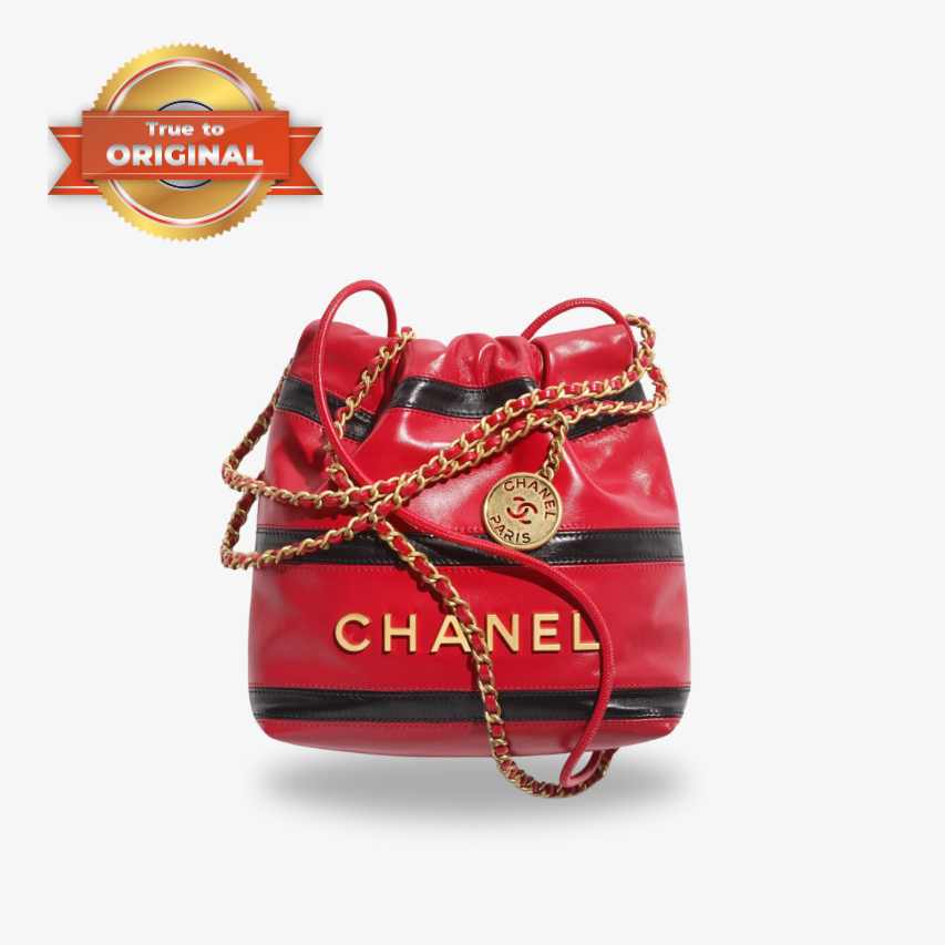 [True-to-ORIGINAL] Chanel 22 Mini Bag Red And Black For Women AS3980 B16652 NY215 – 7.8 Inches/20 Cm