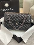 Chanel Airport Bag Silver/White/Black/Grey For Women 38cm / 15in