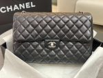 Chanel Airport Bag Silver/White/Black/Grey For Women 38cm / 15in