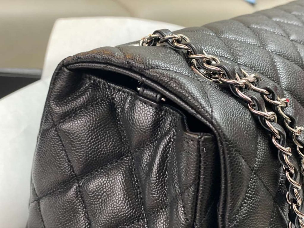 Chanel Airport Bag Silver/White/Black/Grey For Women 38cm / 15in