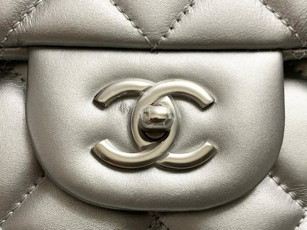 Chanel Airport Bag Silver/White/Black/Grey For Women 38cm / 15in