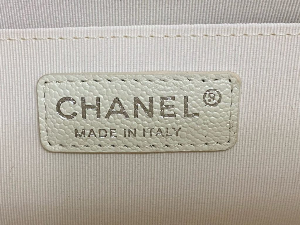 Chanel Airport Bag Silver/White/Black/Grey For Women 38cm / 15in