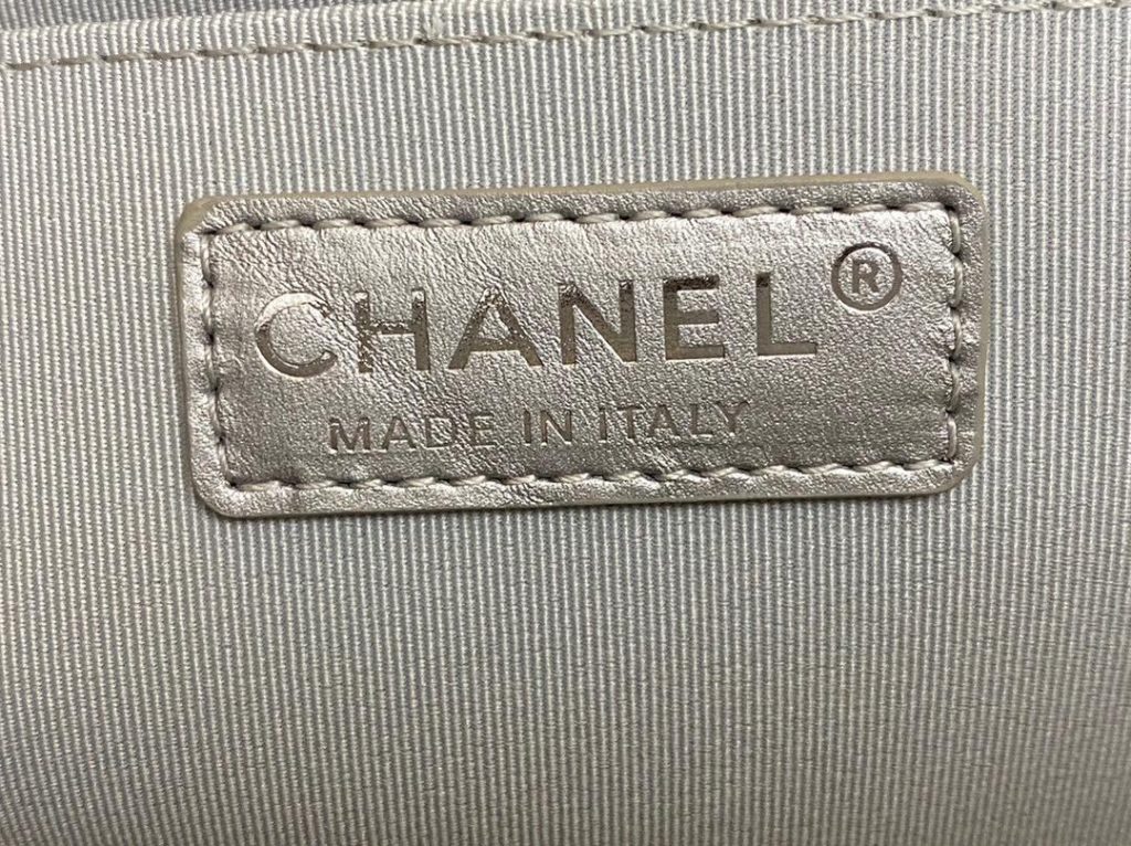 Chanel Airport Bag Silver/White/Black/Grey For Women 38cm / 15in