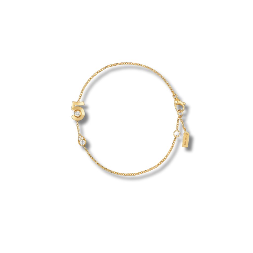 Chanel Extrait De N°5 Bracelet Yellow Gold For Women J12906