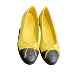 Chanel Ballet Flats Yellow For Women