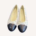 Chanel Ballet Flats White For Women