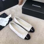 Chanel Ballet Flats White For Women