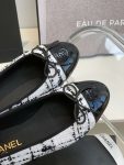 Chanel Ballet Flats White For Women