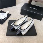 Chanel Ballet Flats White For Women