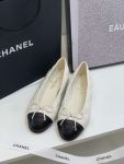 Chanel Ballet Flats White For Women