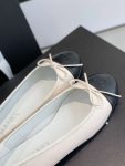 Chanel Ballet Flats White For Women