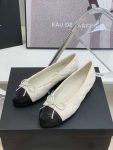 Chanel Ballet Flats White For Women