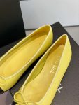 Chanel Ballet Flats Yellow For Women