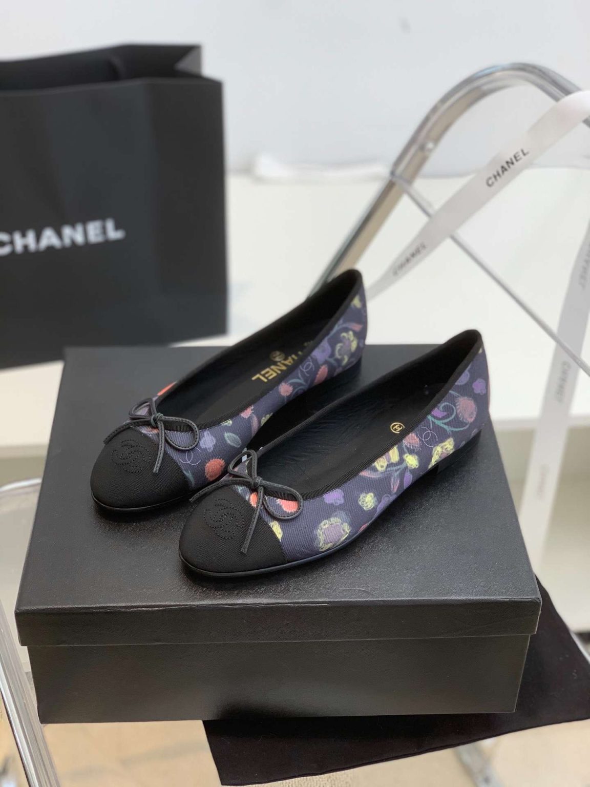 Chanel Ballet Flats Purple For Women