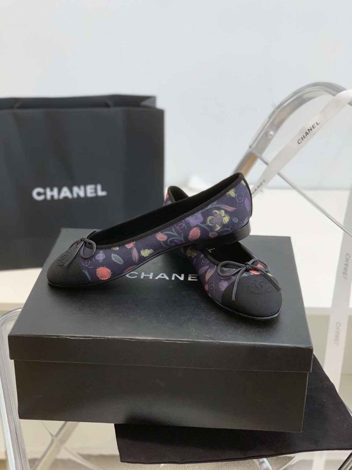 Chanel Ballet Flats Purple For Women