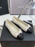 Chanel Ballet Flats White For Women