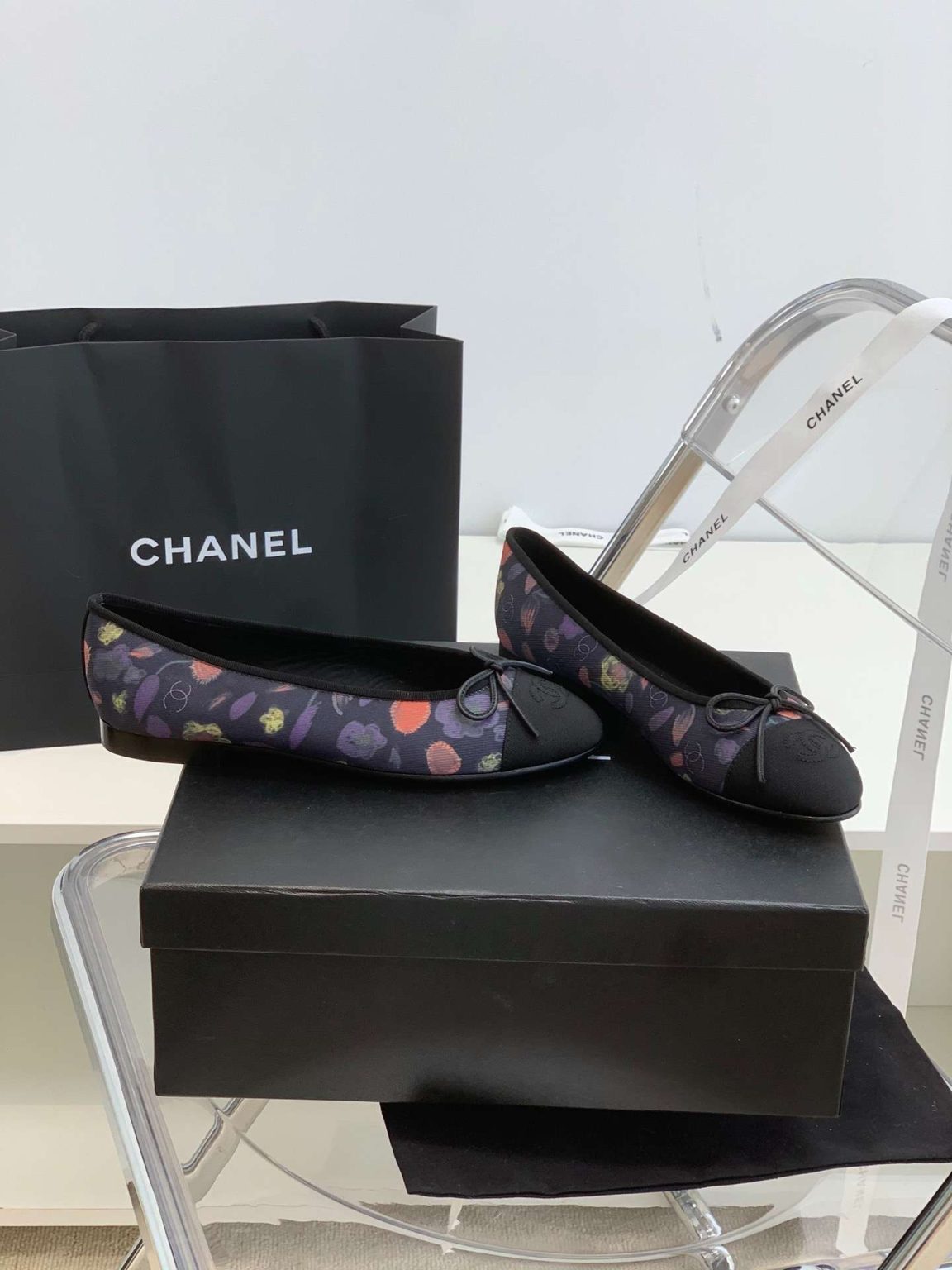 Chanel Ballet Flats Purple For Women