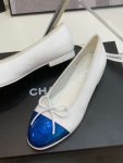 Chanel Ballet Flats White For Women