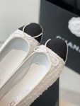 Chanel Ballet Flats White For Women