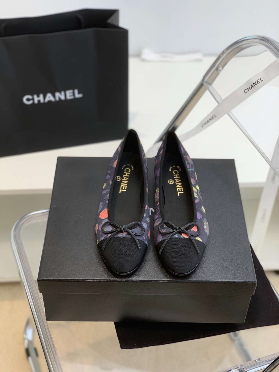 Chanel Ballet Flats Purple For Women