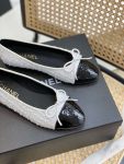 Chanel Ballet Flats White For Women